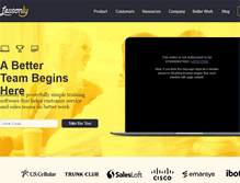 Tablet Screenshot of lessonly.com